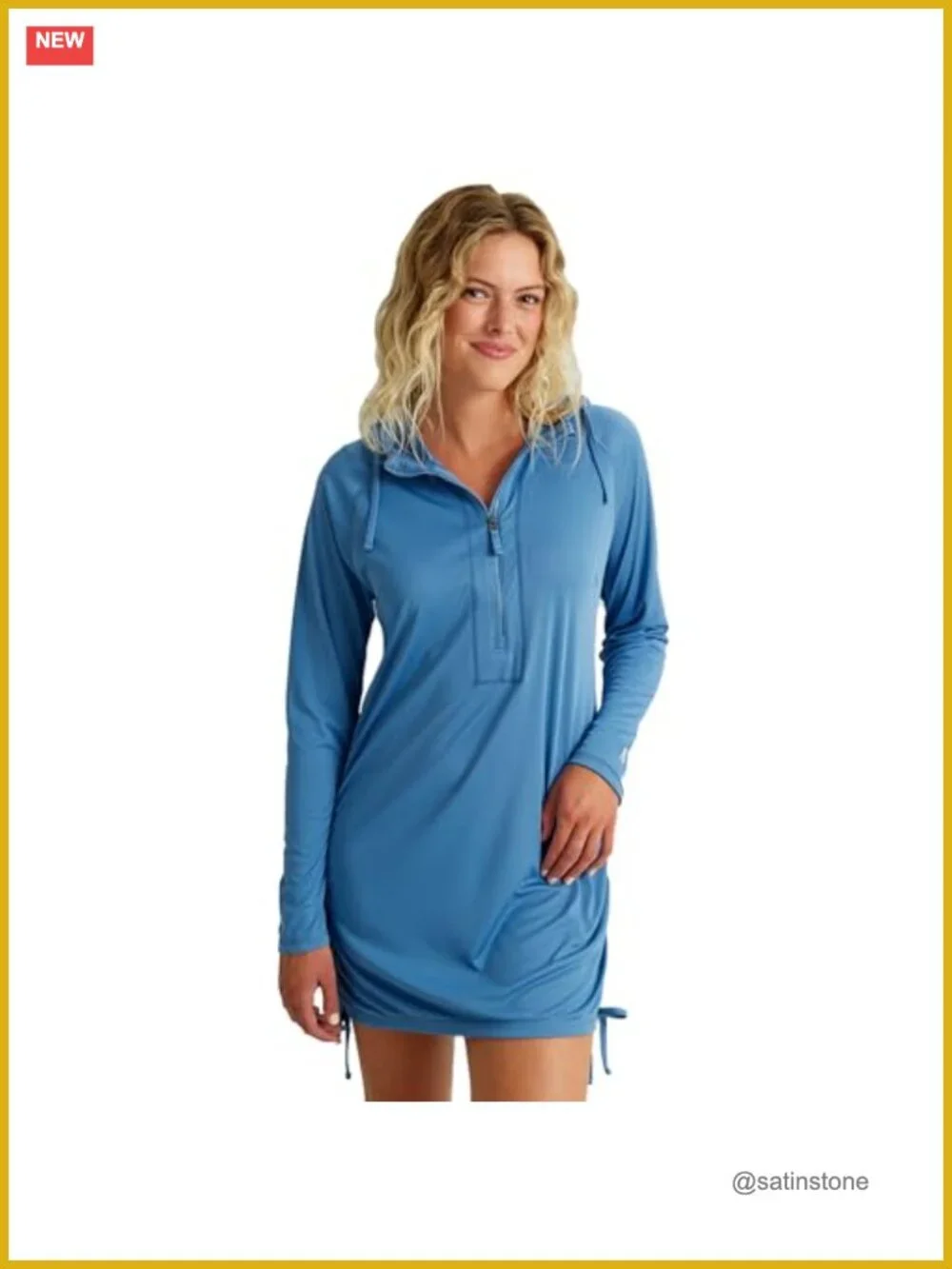 Performance Fishing Dress with Cooling Fibers, UPF 30+ Sun Protection, Stretch